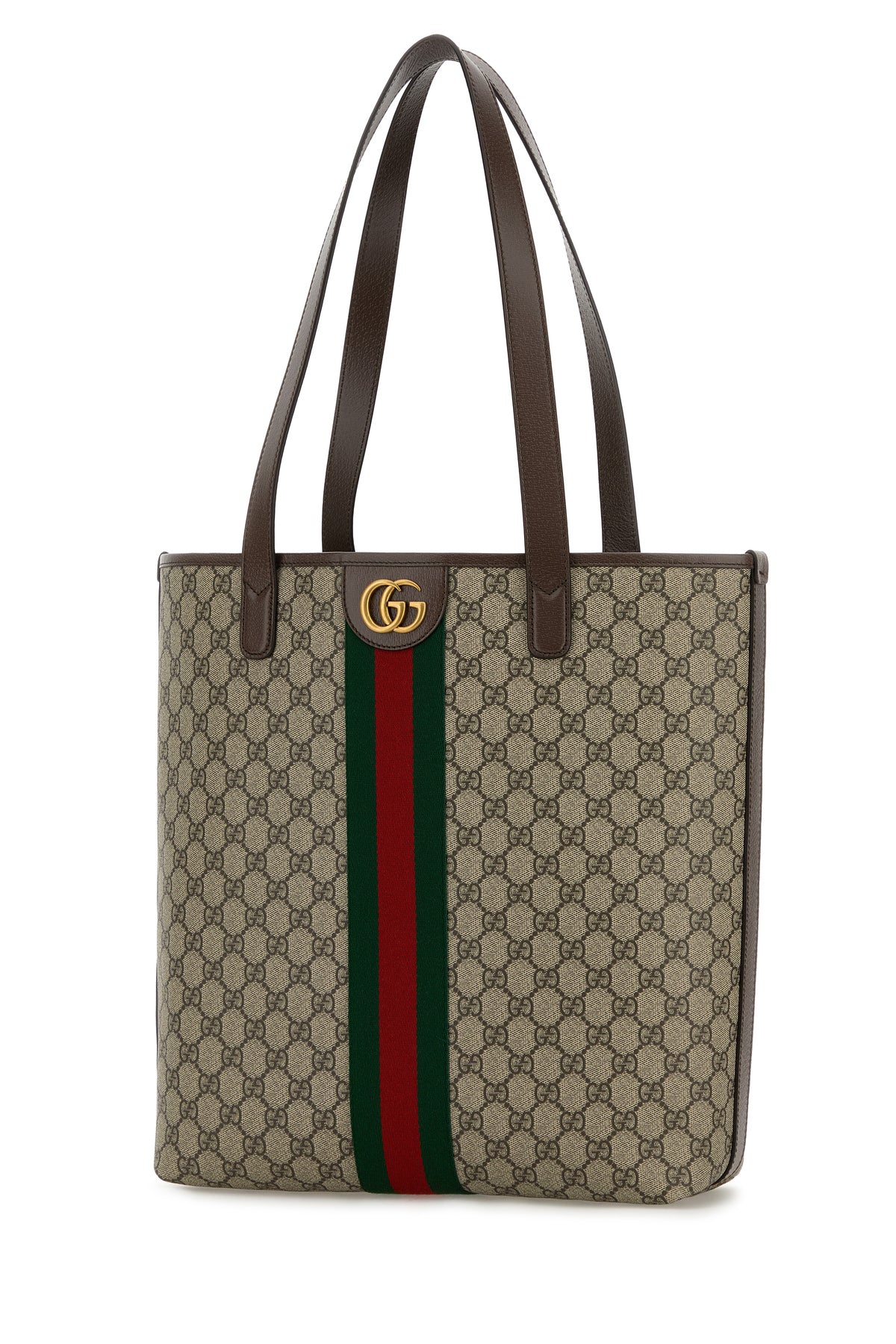 Gucci Borsa shopping Ophidia media in tela stampata, view 2