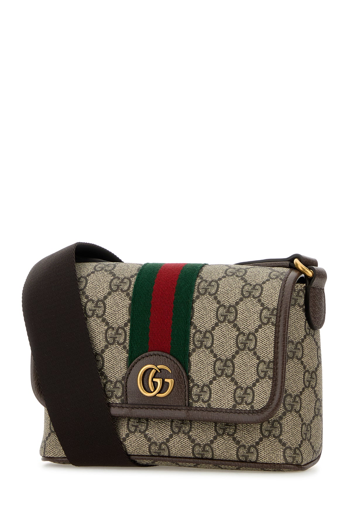 Gucci Borsa a tracolla Ophidia mini in tela stampata, view 2