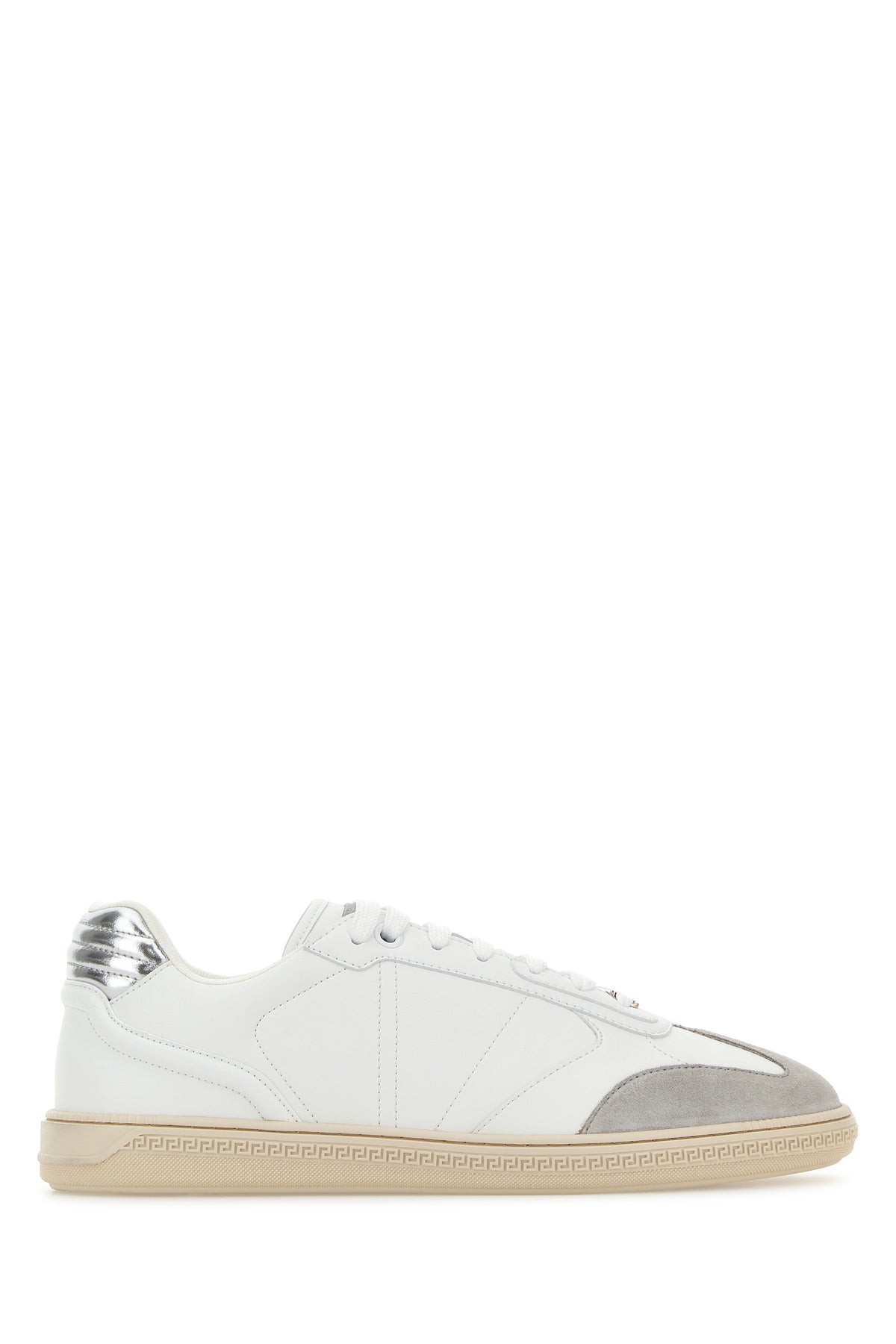 Versace Sneakers Greca Court in pelle bianca