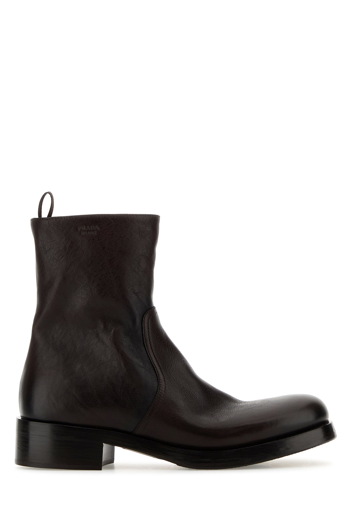 Prada Stivaletti in pelle testa di moro