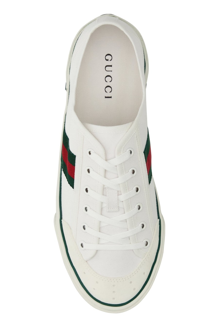Gucci Sneakers Gucci Tennis 1977 in tessuto bianco, view 4