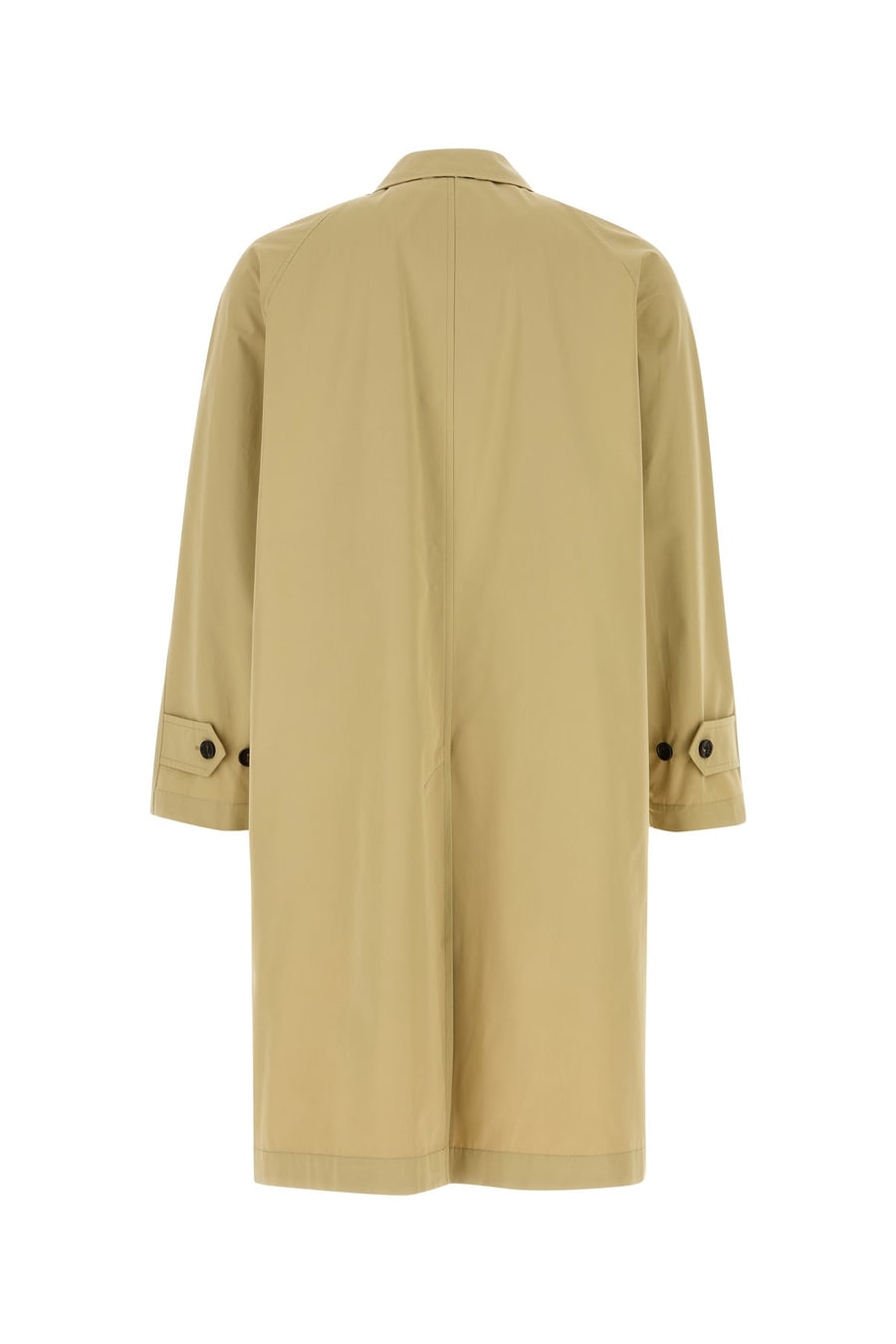 Burberry Soprabito in cotone beige, view 2