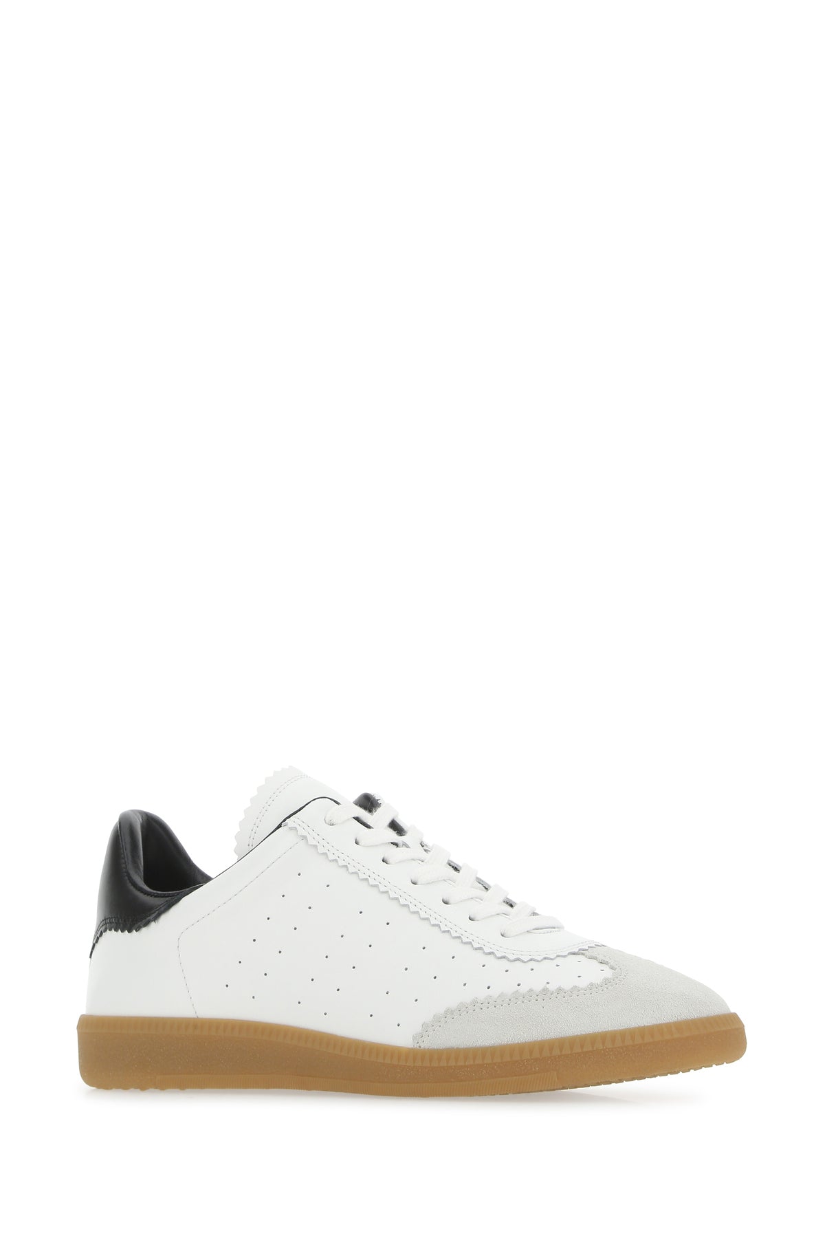 Isabel Marant Sneakers Bryce in pelle bianca, view 2