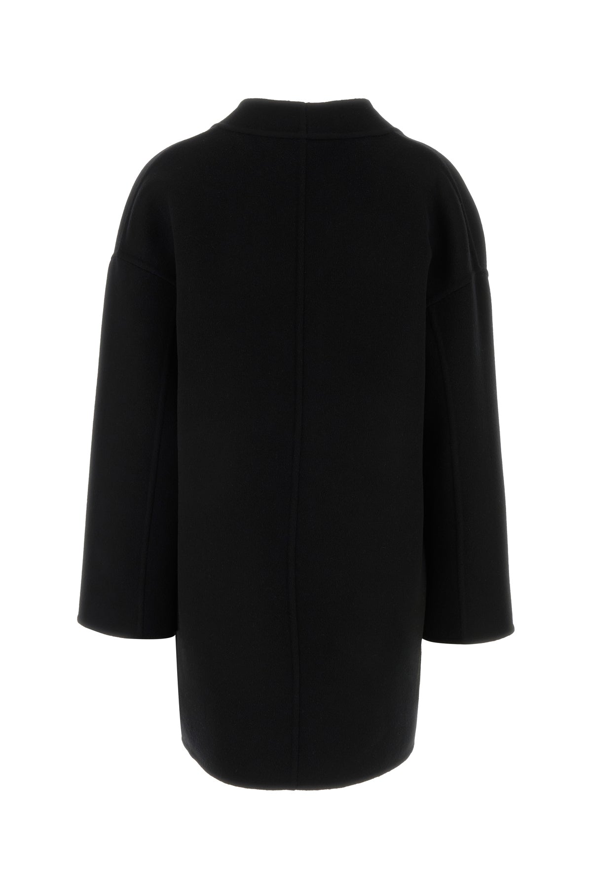 Gucci Cappotto reversibile in misto lana nera, view 2