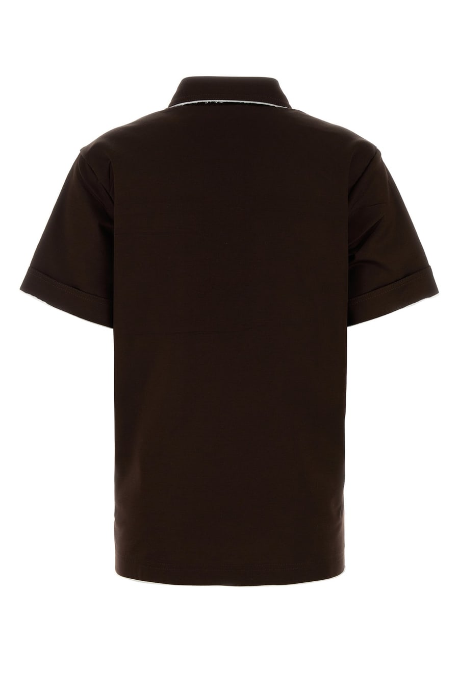 Prada Polo in cotone cioccolato, view 2