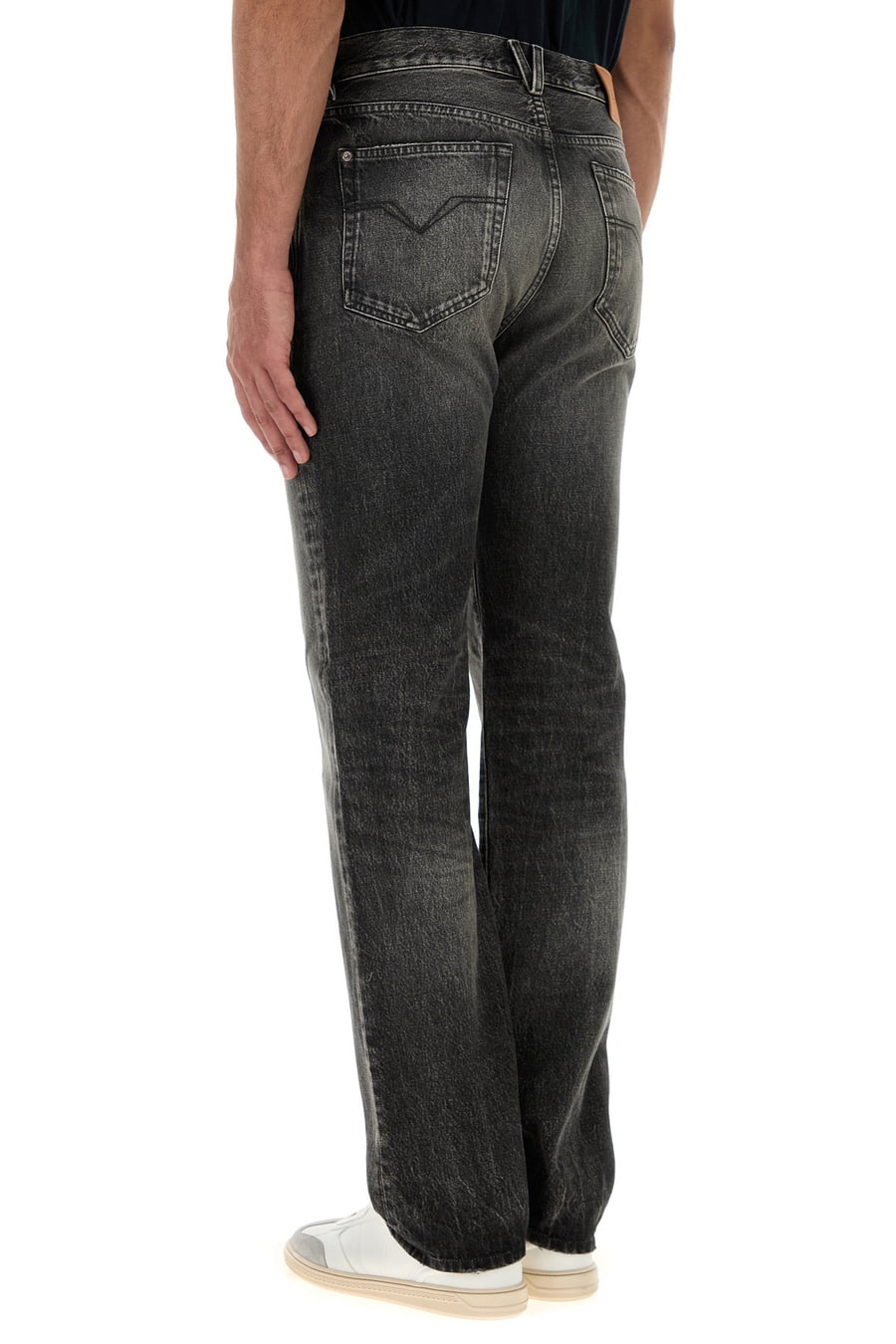 Versace Jeans in denim nero, view 4
