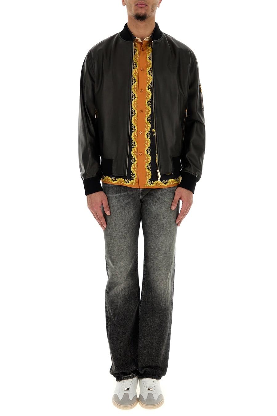 Versace Jeans in denim nero, view 6
