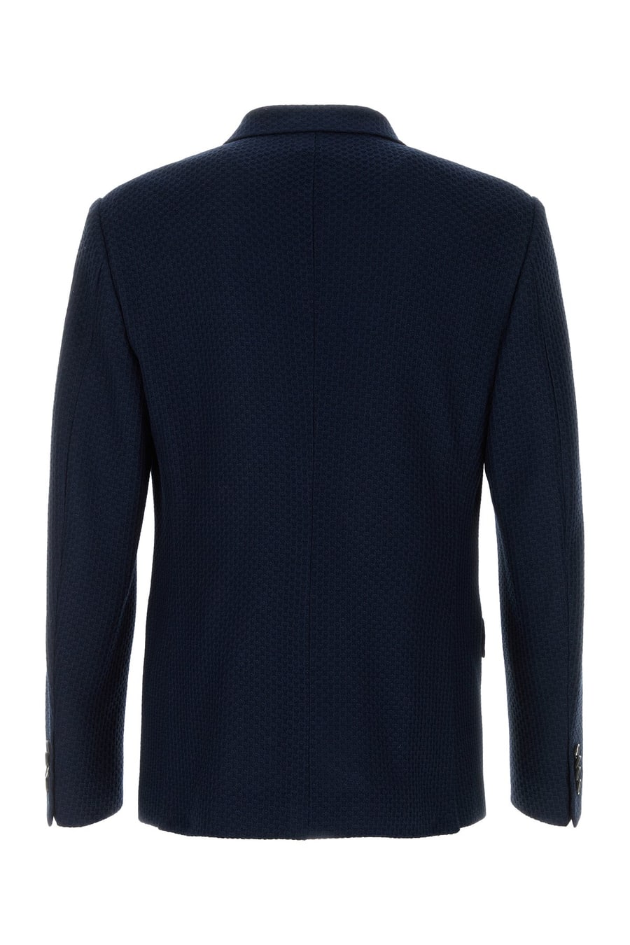 Etro Giacca in jersey blu navy, view 2