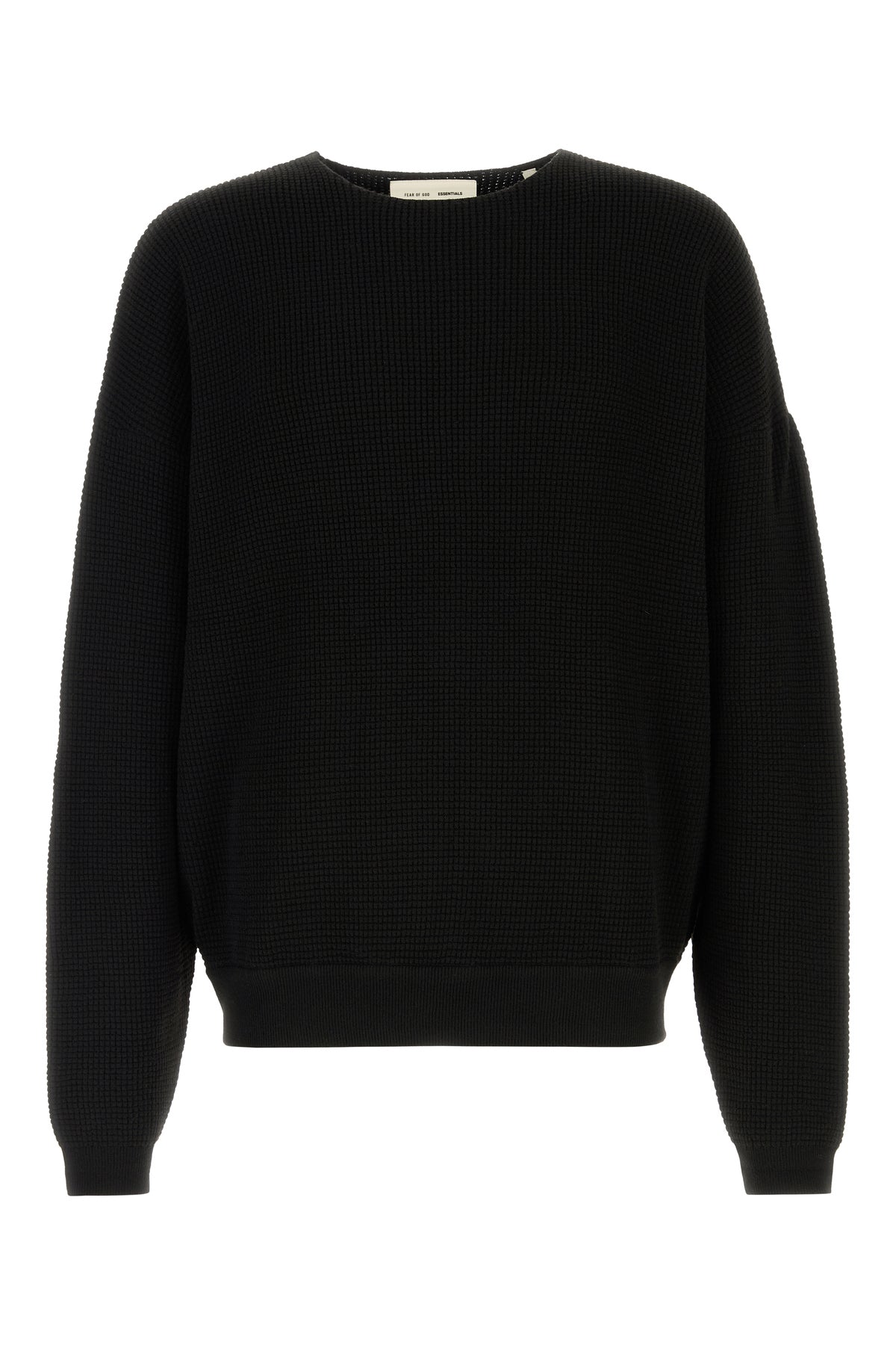 Fear of God Essentials Maglione in misto poliestere nero