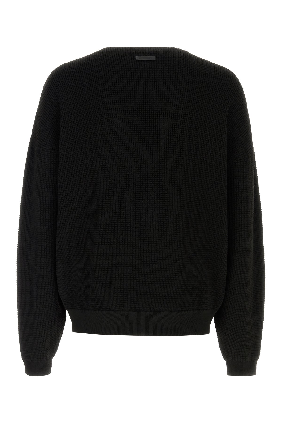 Fear of God Essentials Maglione in misto poliestere nero, view 2