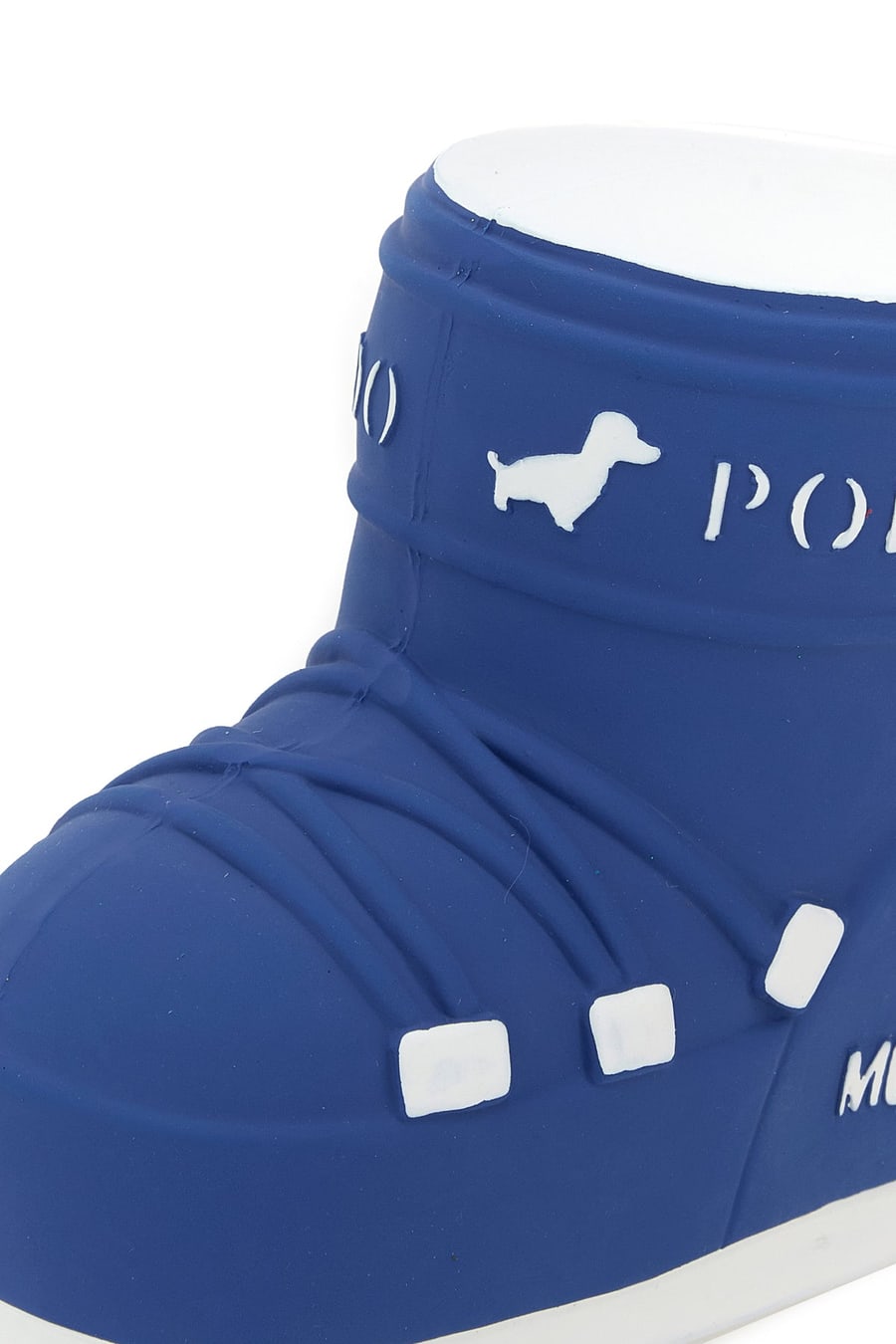 POLDO DOG COUTURE Gioco per cani Poldo Dog Couture x Moonboot in gomma blu, view 2