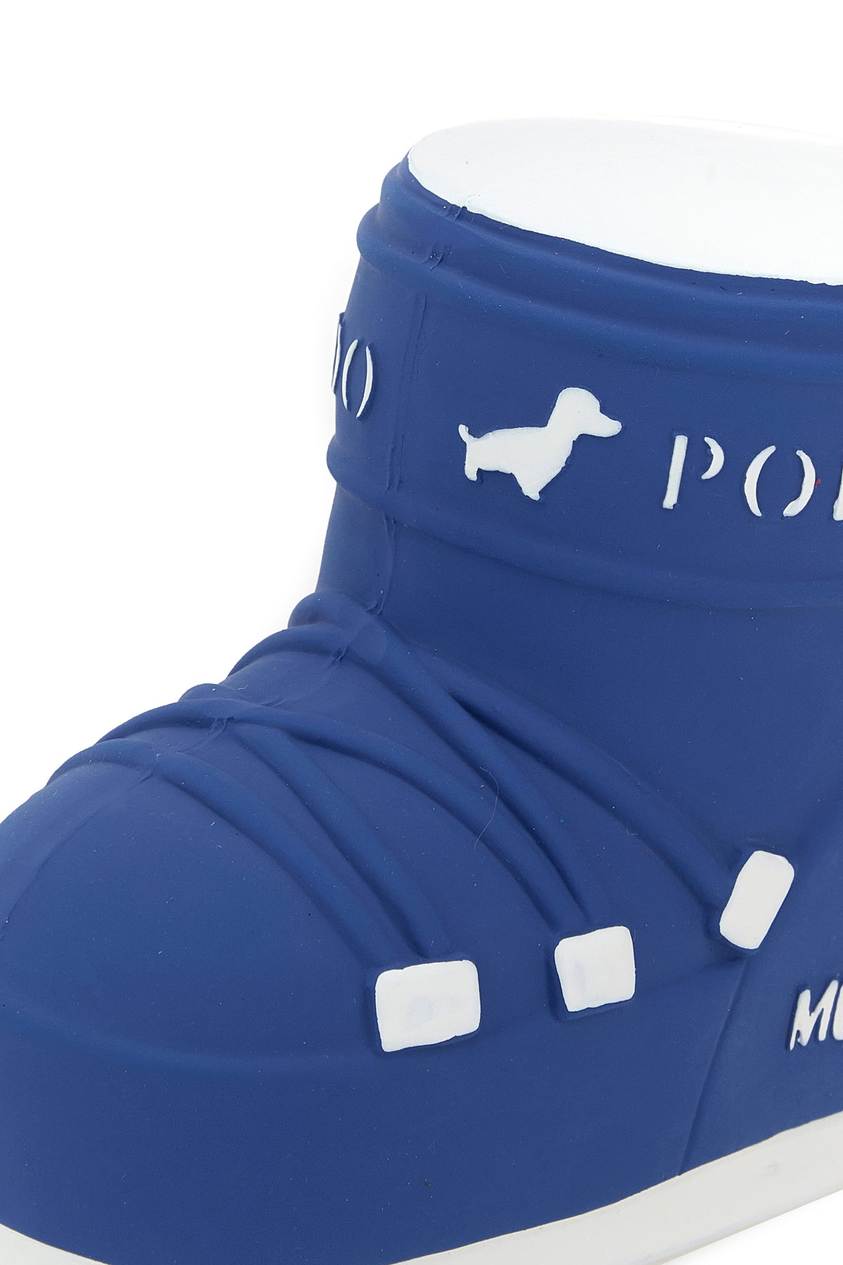 POLDO DOG COUTURE Gioco per cani Poldo Dog Couture x Moonboot in gomma blu, view 2