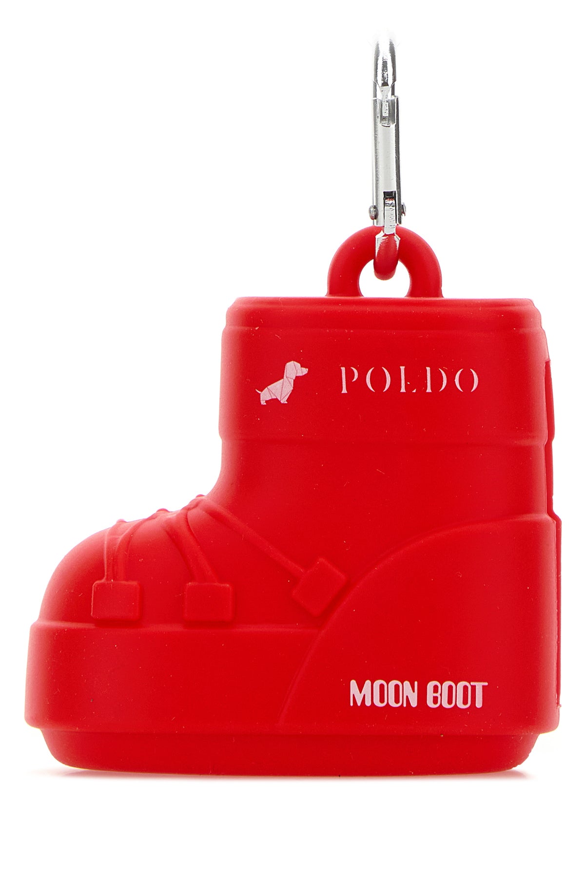 POLDO DOG COUTURE Porta sacchetti per cani Poldo Dog Couture x Moonboot in gomma rossa, view 2