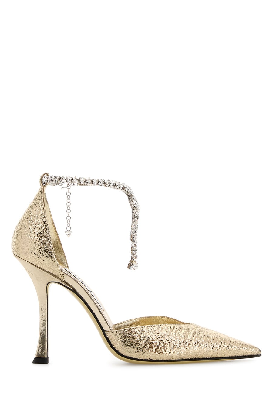 Jimmy Choo Scarpe con tacco Stevie in tessuto oro