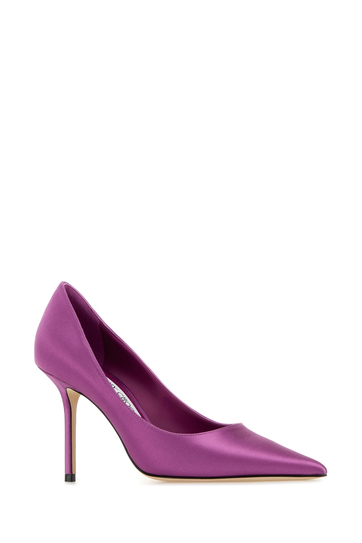 Jimmy Choo Scarpe con tacco Love in raso viola, view 2