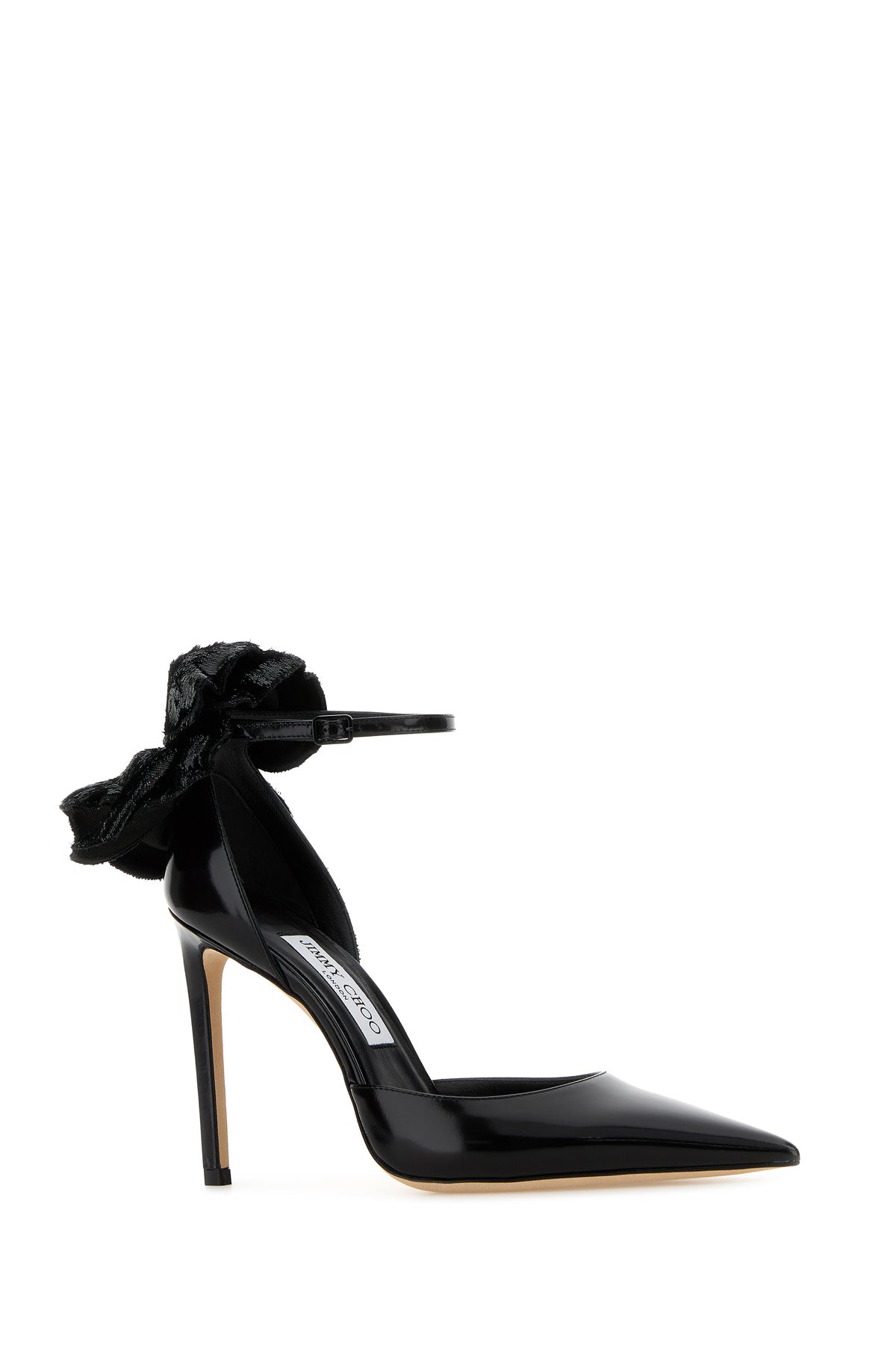 Jimmy Choo Scarpe con tacco Marja 100 in pelle nera, view 2