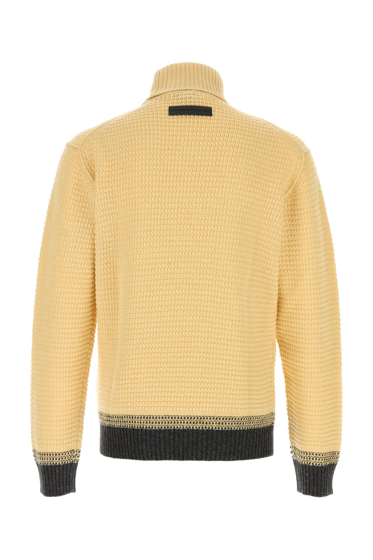 ZEGNA Maglione in cashmere giallo, view 2