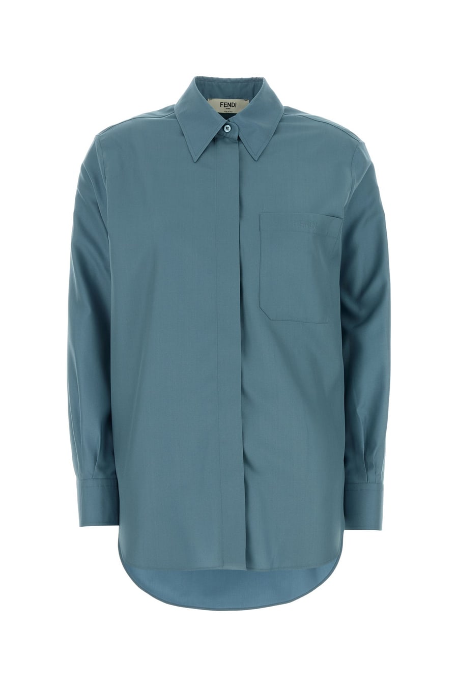 Fendi Camicia in seta avio