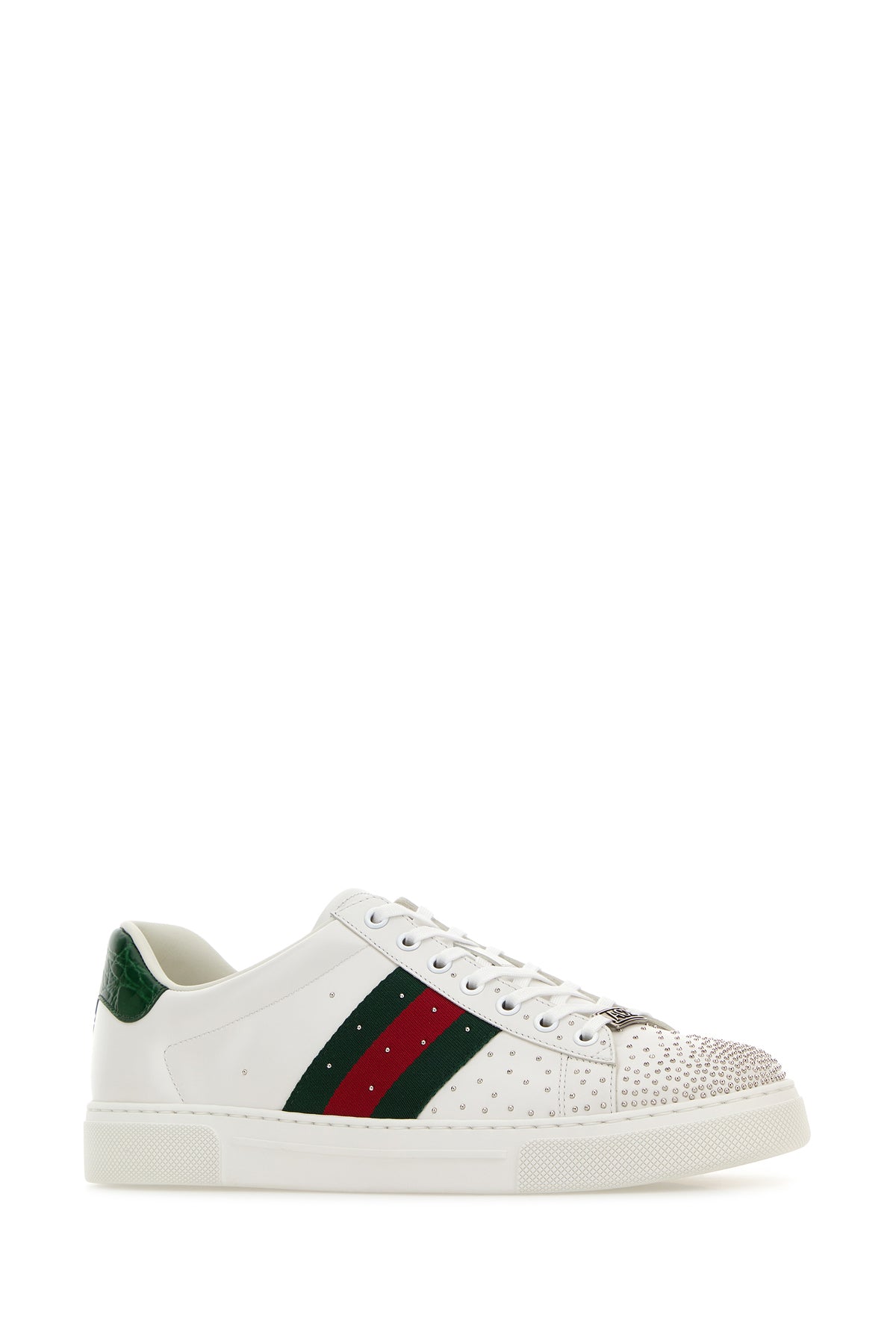Gucci Sneakers Gucci Ace in pelle bianca, view 2