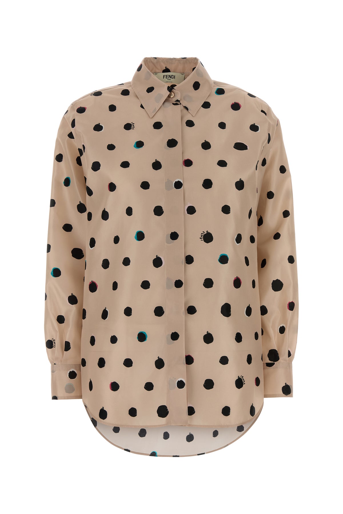 Fendi Camicia in taffetà stampato