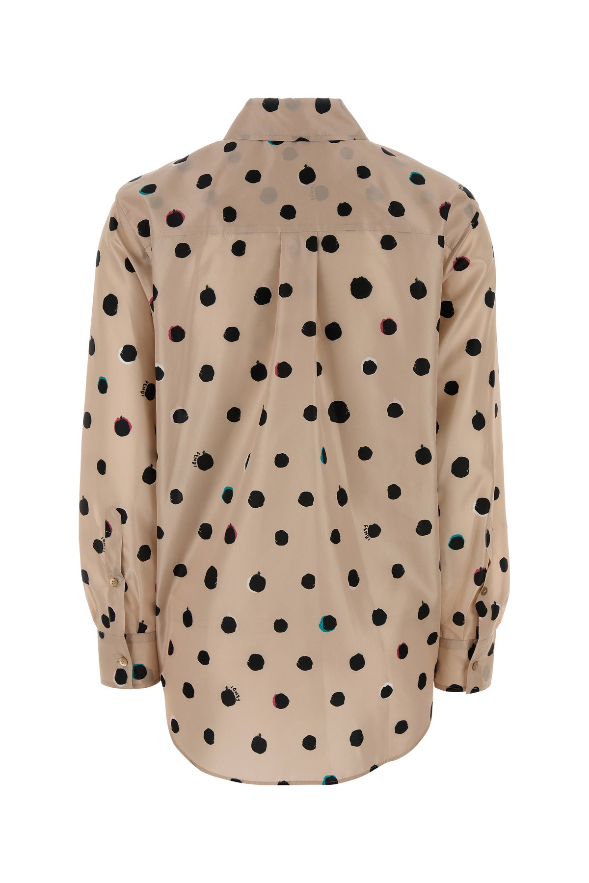 Fendi Camicia in taffetà stampato, view 2