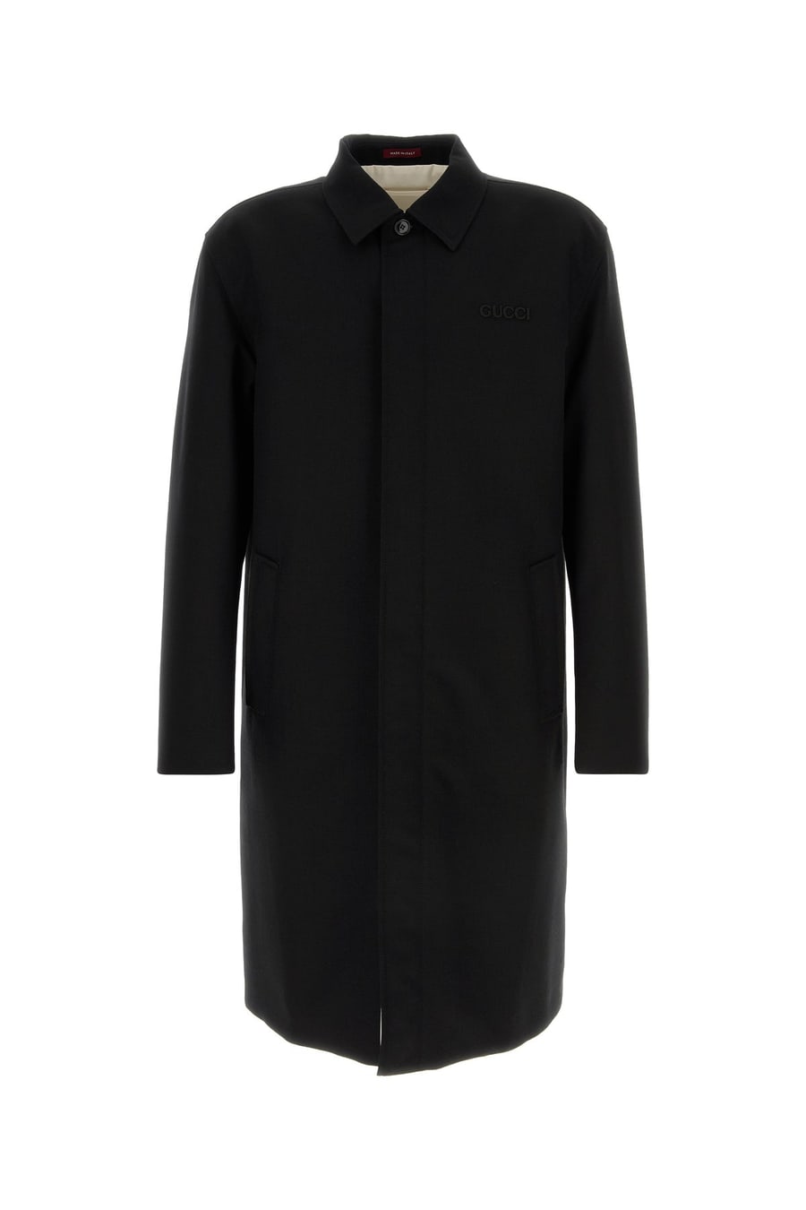 Gucci Cappotto in lana nera