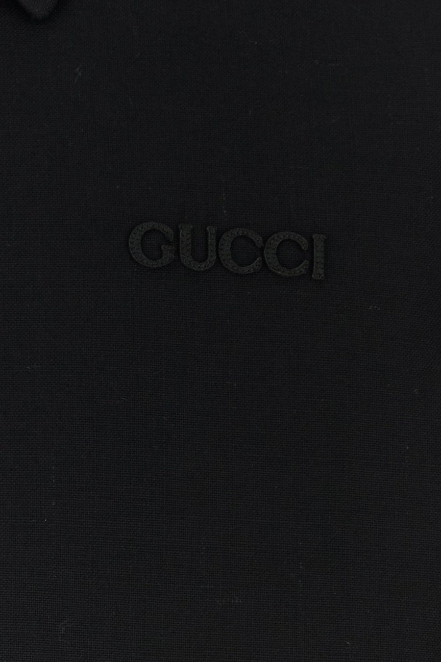 Gucci Cappotto in lana nera, view 3