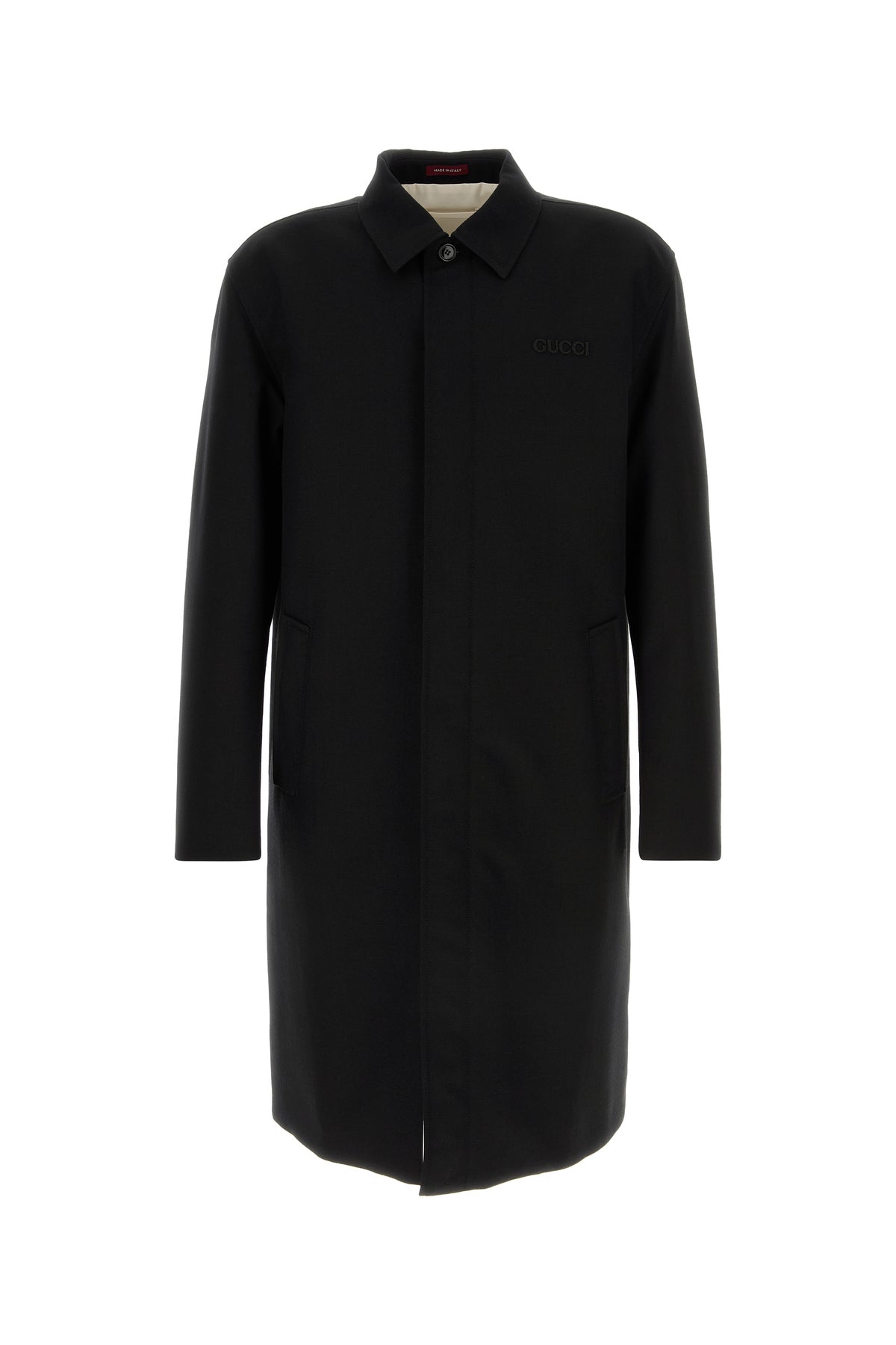 Gucci Cappotto in lana nera