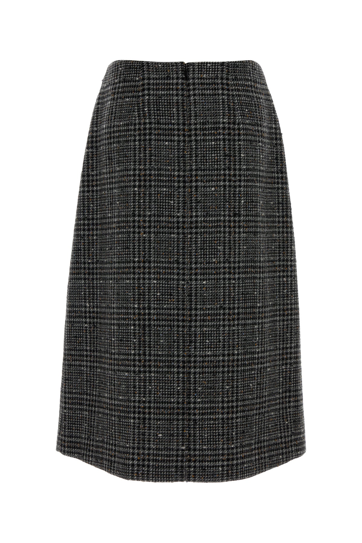Fendi Gonna in tweed ricamato, view 2