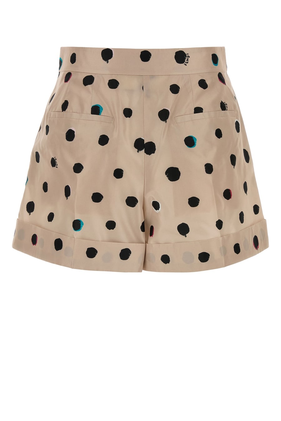 Fendi Shorts in taffetà stampato, view 2