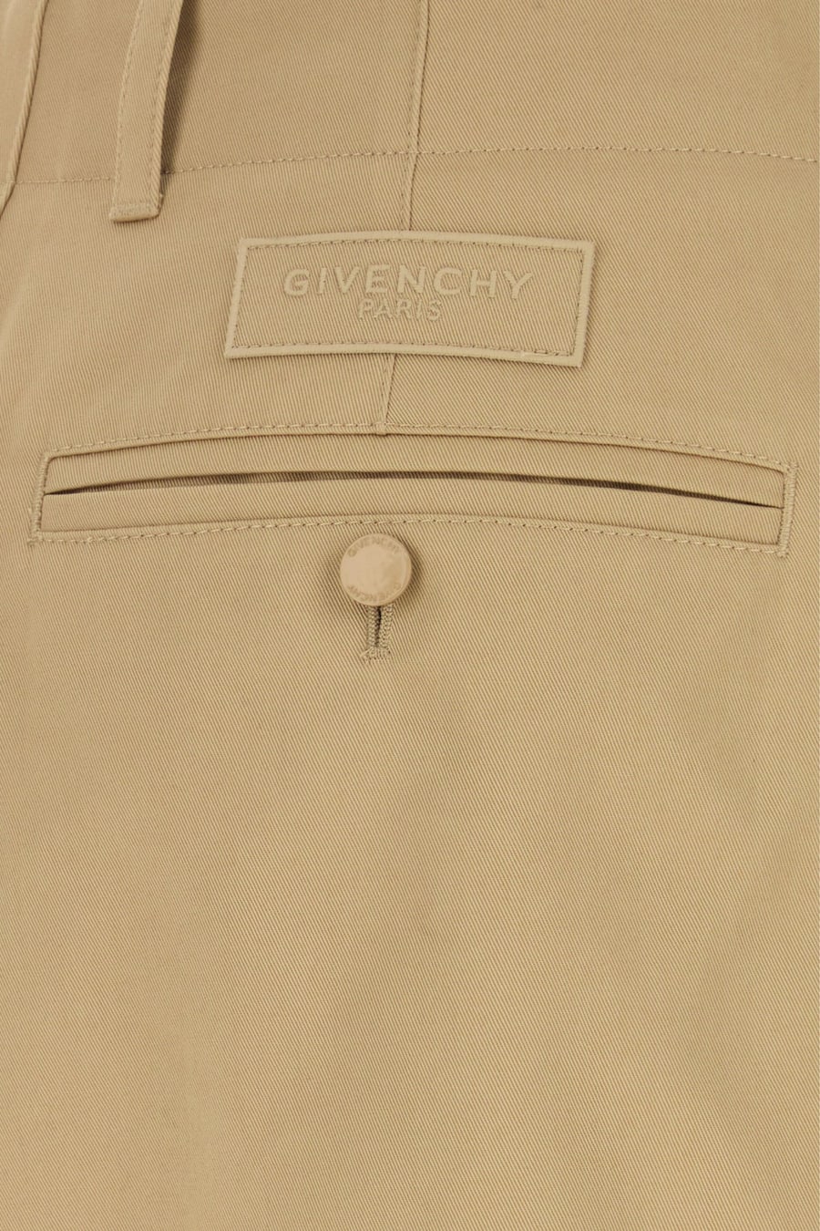 Givenchy Pantalone in cotone beige, view 3