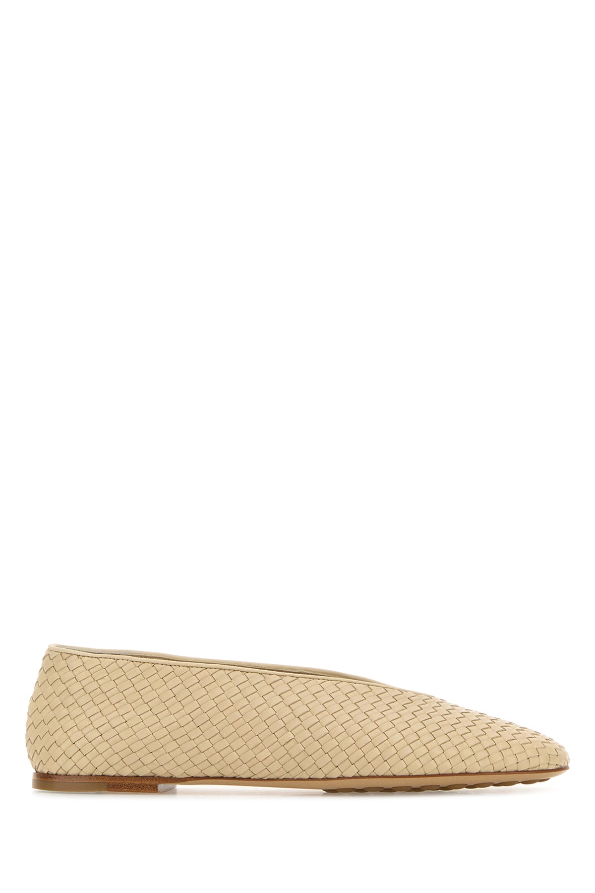 Bottega Veneta Ballerine Rosa in pelle crema