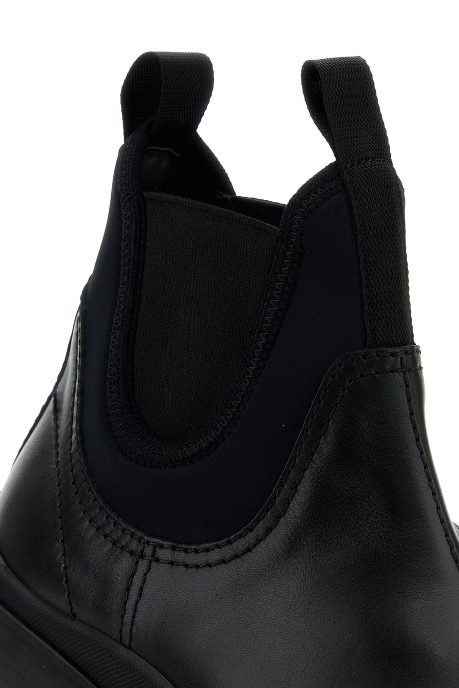 Prada Stivaletti in pelle nera, view 4