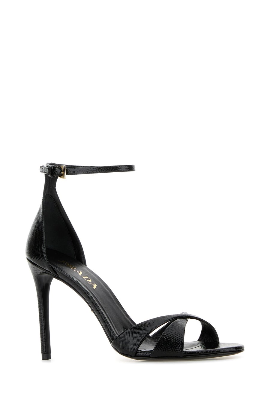Prada Sandali in pelle nera, view 2