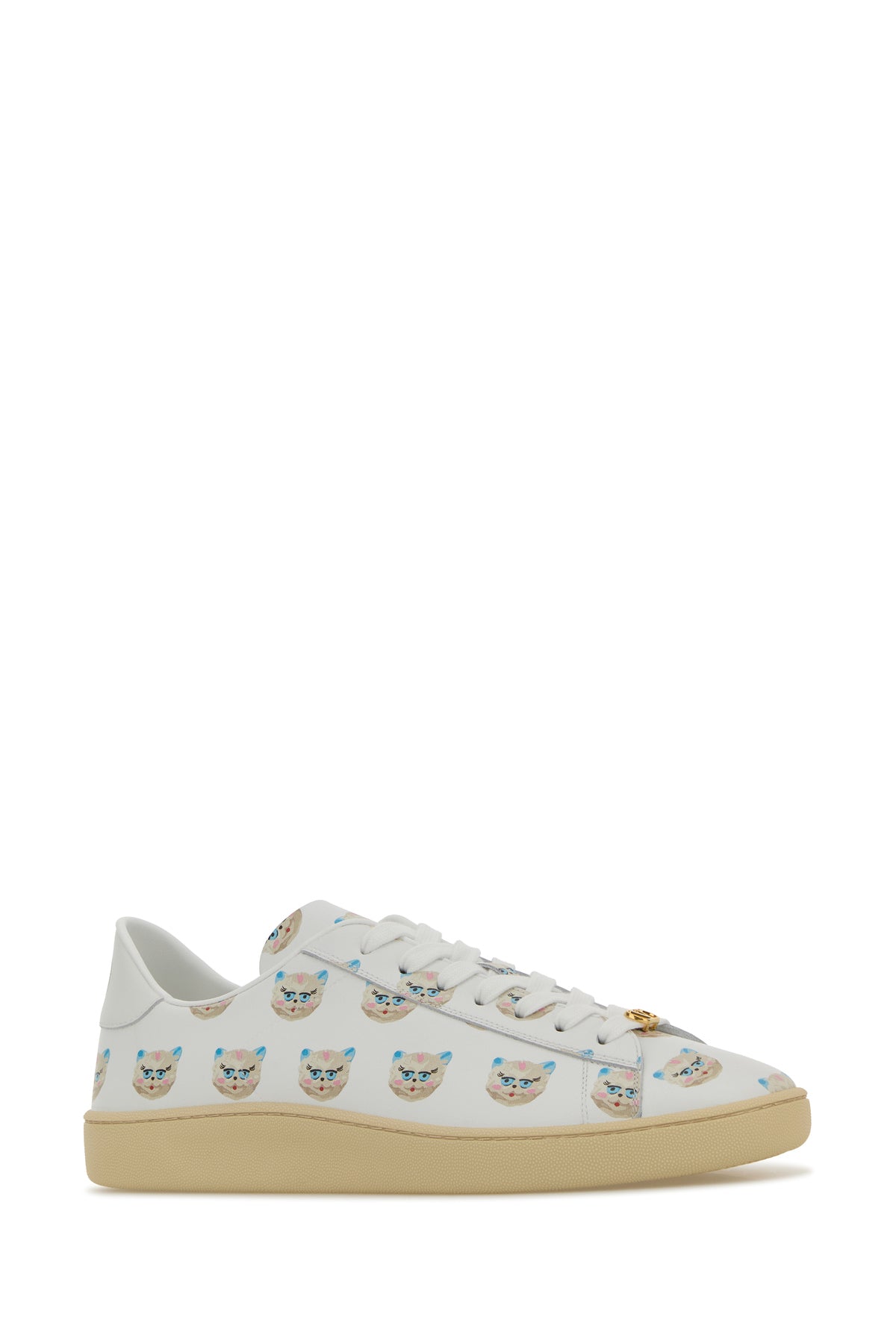 Valentino Garavani Sneakers Royco in pelle stampata, view 2