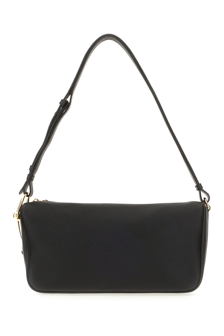 Gucci Borsa a spalla Gucci Half Horsebit media in pelle nera