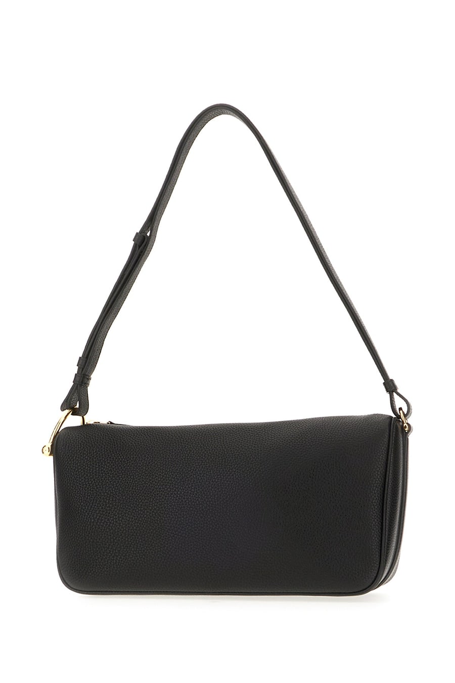 Gucci Borsa a spalla Gucci Half Horsebit media in pelle nera, view 2