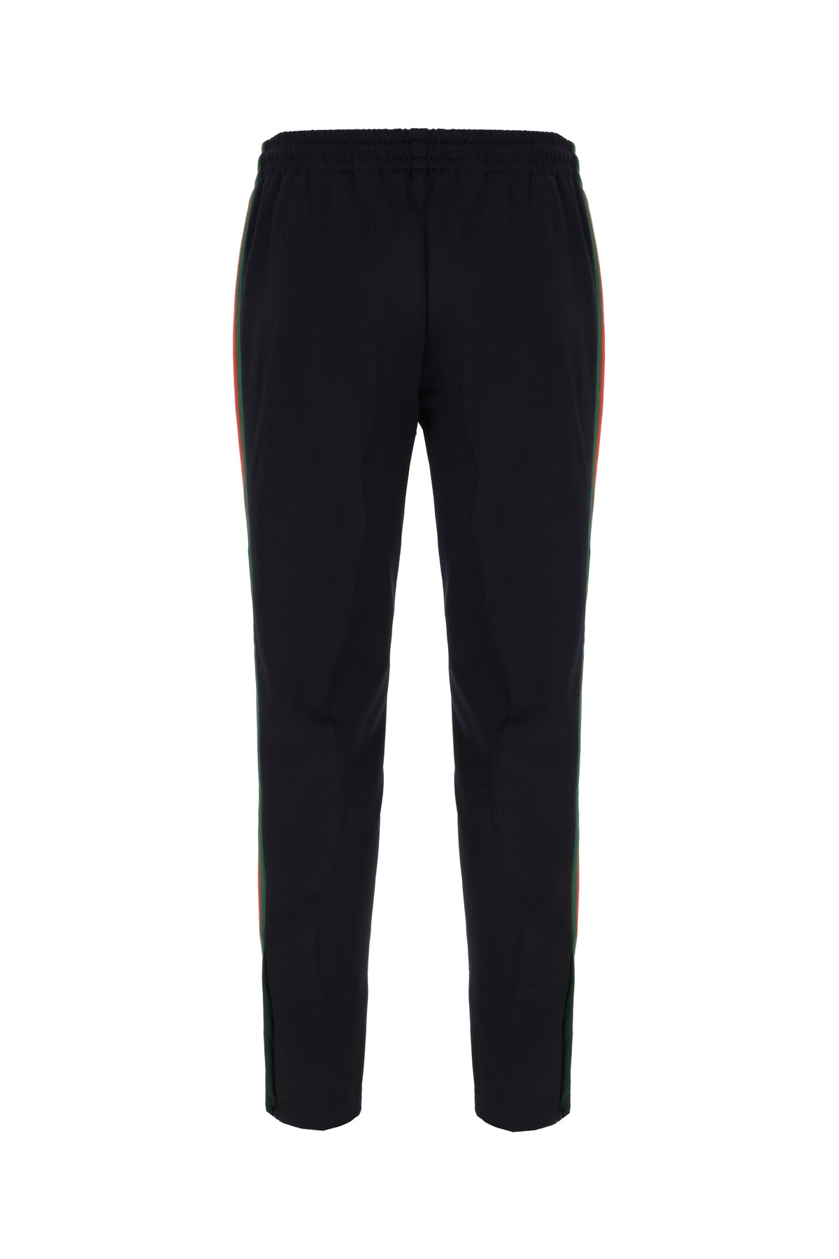Gucci Pantalone jogging in misto poliestere blu notte, view 2