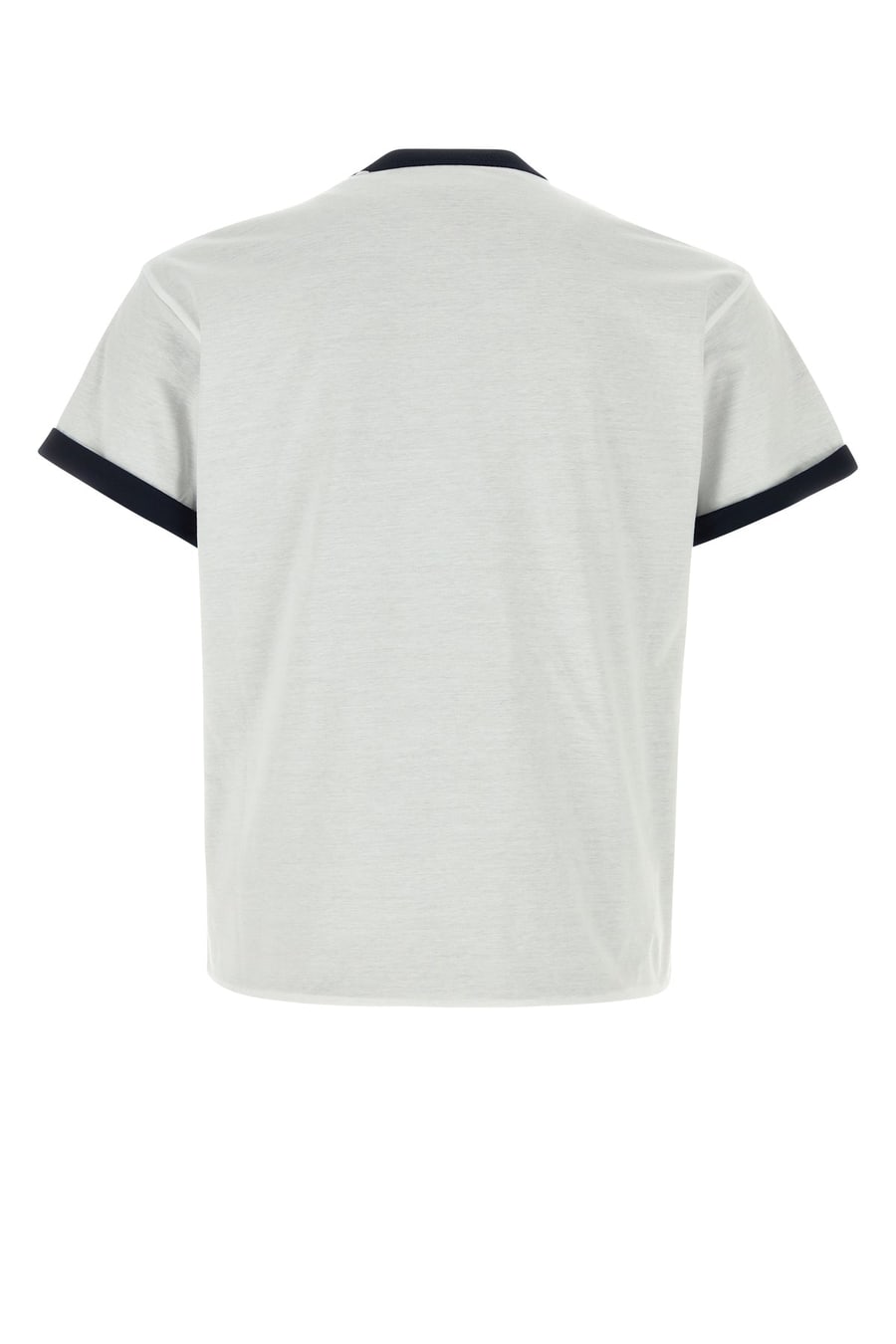 Prada T-shirt reversibile in cotone bianco, view 2