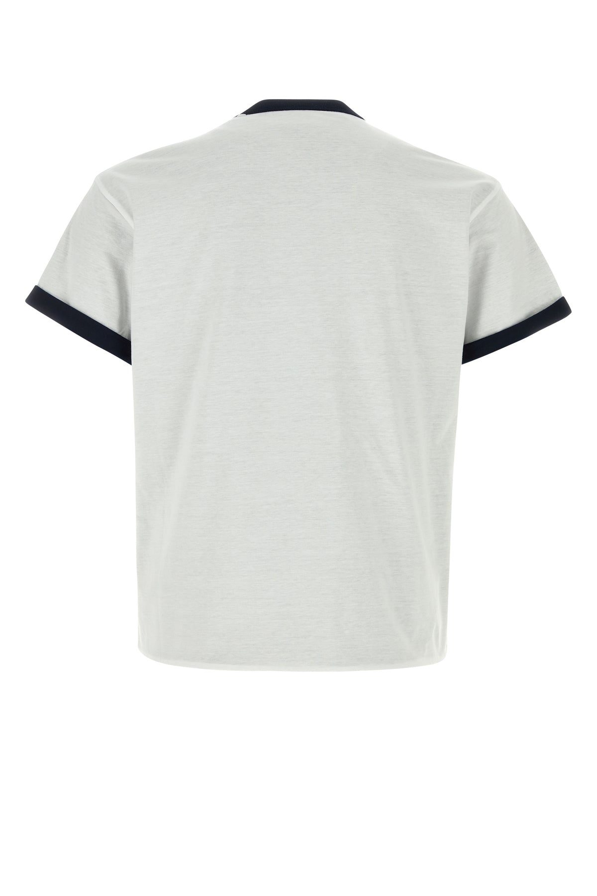 Prada T-shirt reversibile in cotone bianco, view 2