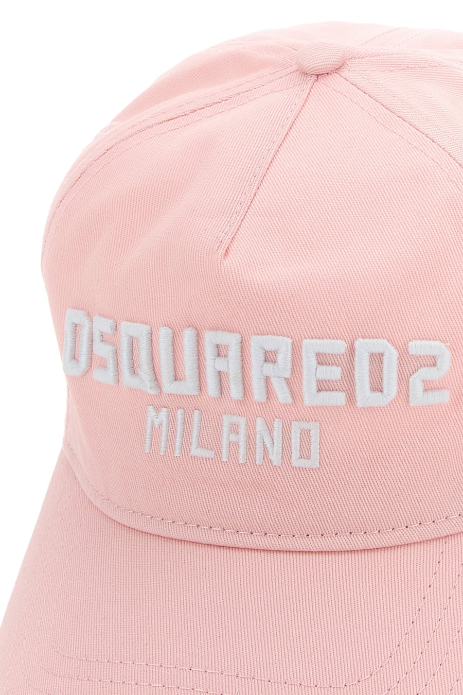 Dsquared2 Cappello da baseball in cotone rosa, view 4