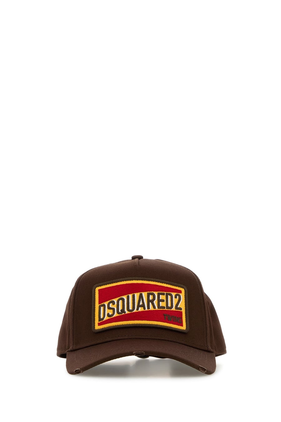 Dsquared2 Cappello da baseball in cotone marrone