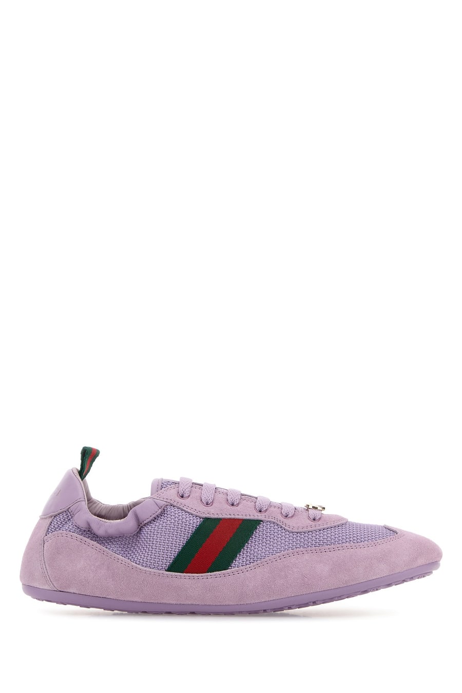 Gucci Sneakers Gucci Shift lilla in tessuto e pelle scamosciata