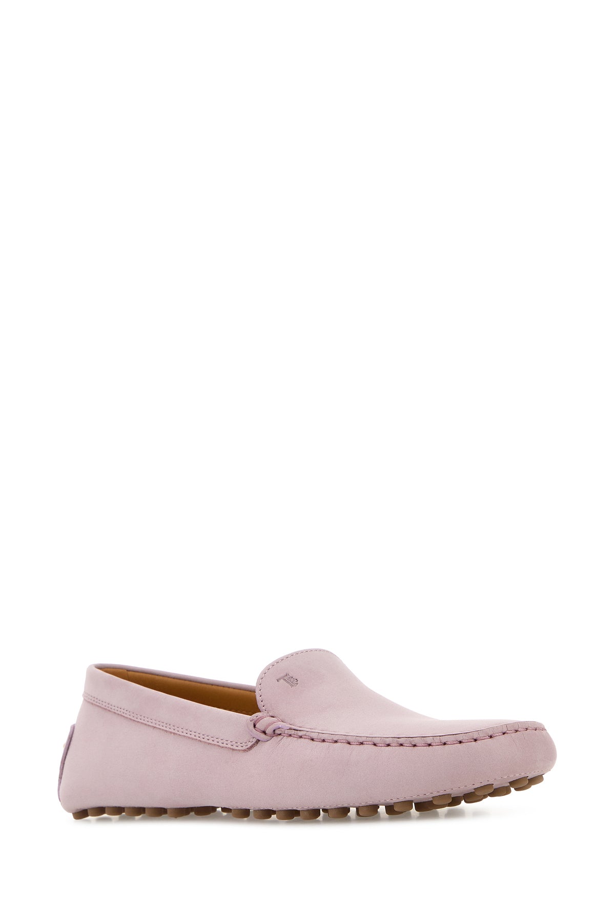 Tod's Mocassini in pelle scamosciata rosa antico, view 2