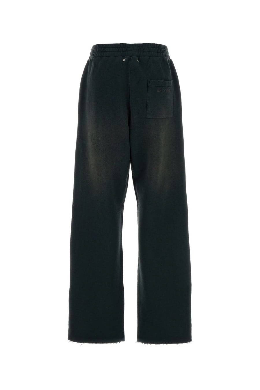 Golden Goose Pantalone jogging in cotone nero, view 2