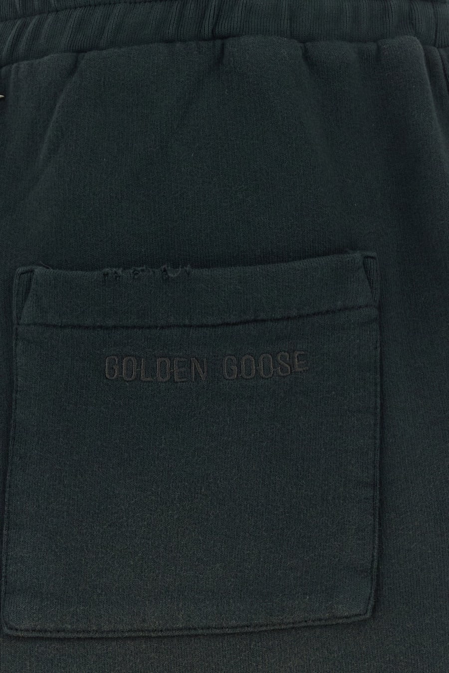 Golden Goose Pantalone jogging in cotone nero, view 3