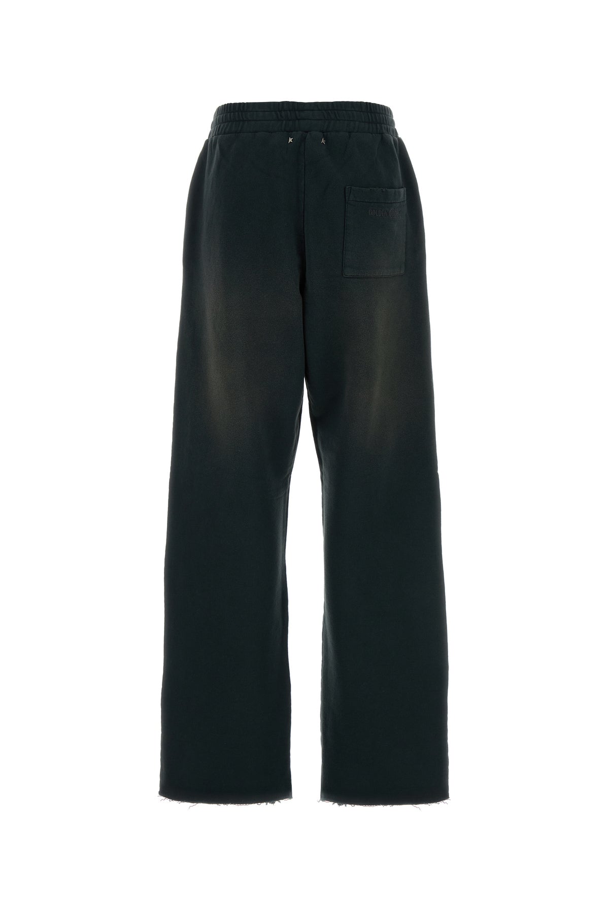 Golden Goose Pantalone jogging in cotone nero, view 2