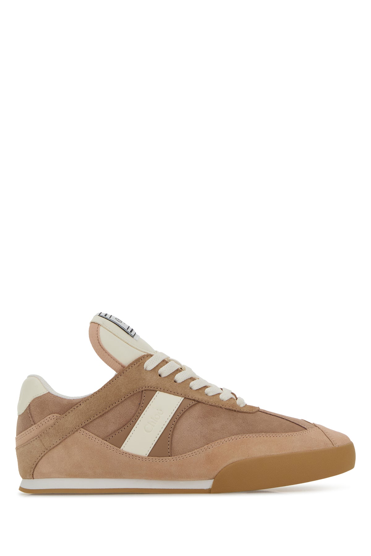 Chloé Sneakers Chloè Kick in pelle scamosciata rosa antico
