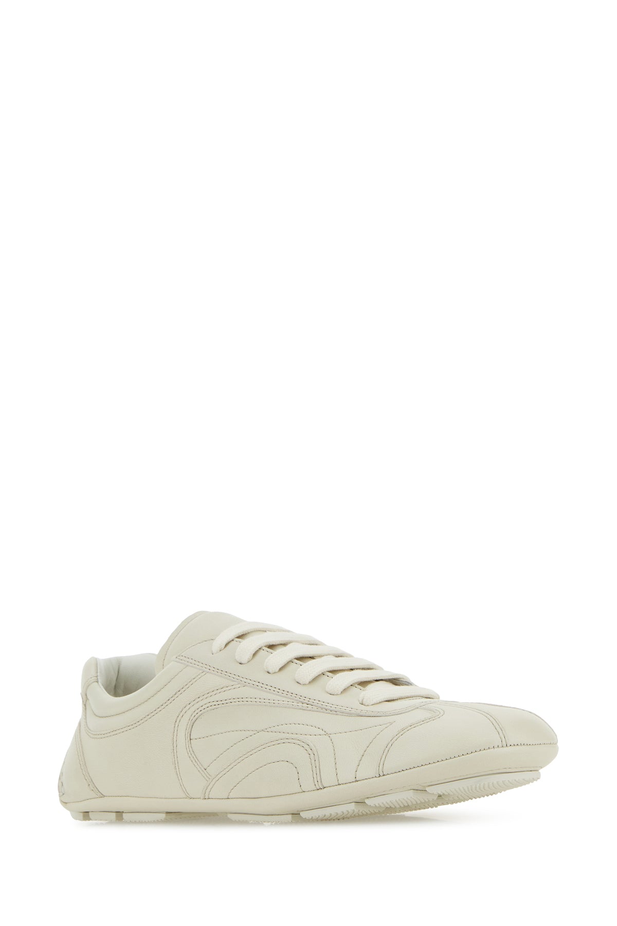 Prada Sneakers Montecarlo Re-Edition 2005 in nappa avorio, view 2