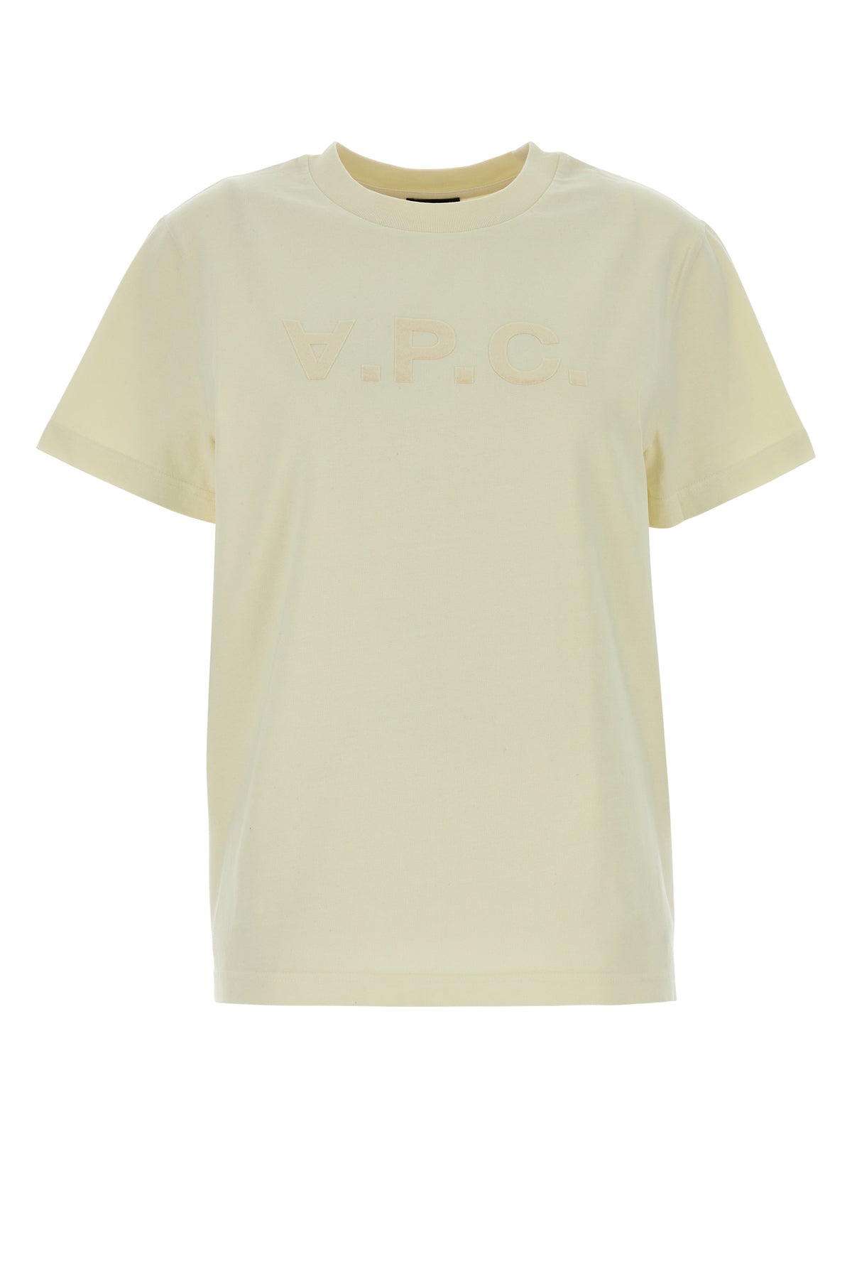 A.P.C. T-shirt in cotone crema